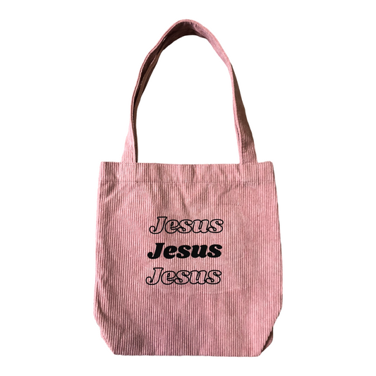Jesus tote bag, cute bag, Christian tote bag